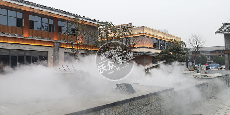 陜西漢中天漢長(cháng)街高壓霧森造景項目